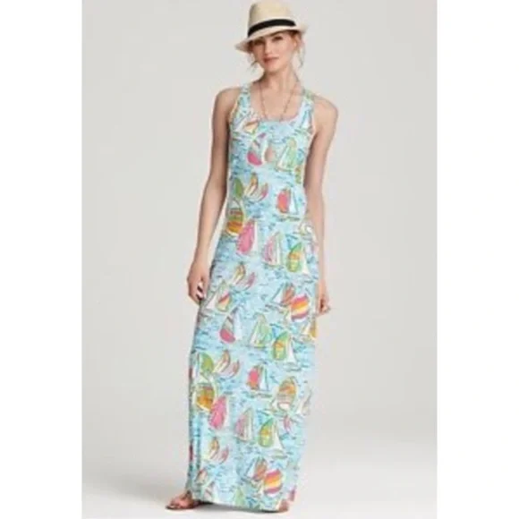 Lilly Pulitzer You Gotta Regatta Treena Maxi Dress - Picture 4 of 16
